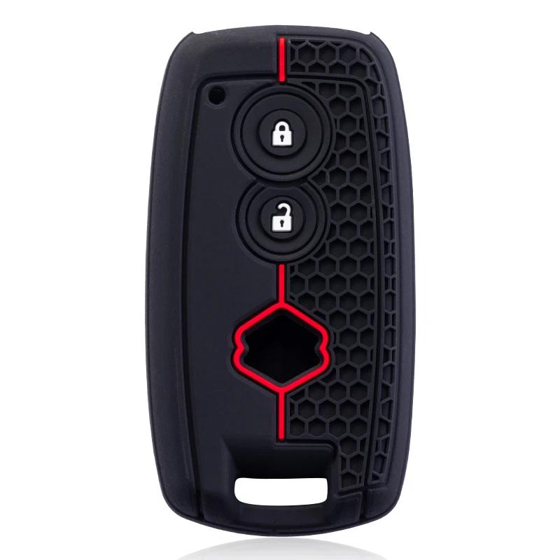 

New Silicone key case cover for Suzuki Grand Vitara Swift SX4 S-Cross XL-7 kuyucha sch4 for Suzuki Swift 2007-2010 key holder