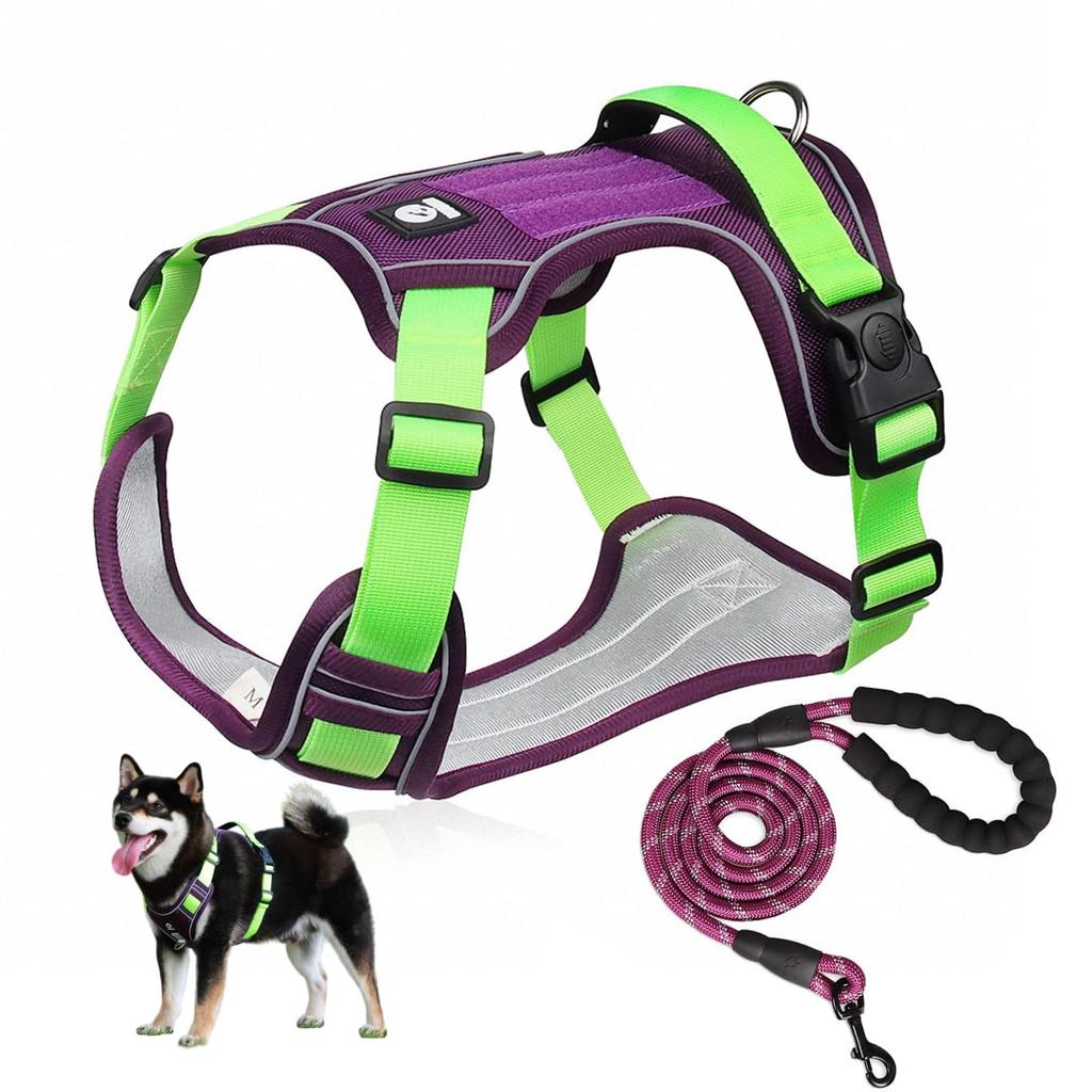 Recommended for Shiba XINIDEA Sturdy and Durable Dog Harness with Name Tag Attachment on the Suitable for and Extra Large Includes Choking Adjustable