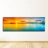 Panorama Scandinavo Immagine da Parete per Soggiorno Tramonti Mare Naturale Spiaggia Paesaggio Poster e Stampe Tela Pittura