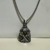 Gun N' Roses Style Bell Pendant Keychain Necklace