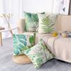 Pflanze Grünes Blatt Kissenbezug, Leinen Kissenhülle Dekor Für Klassenzimmer Sofa Schlafzimmer Auto Heimdekoration 40X40 45X45 50X50 60X60