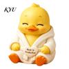 Desktop Figurine for Home Emotional Support Duck Figurine, Resin Yellow Ornament, Lovely Animal Gift Cute Statue Office Desk Decor Ornament