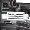 Center Console Door Inner Grab Handle Decoration Cover Trim Stickers for Jeep Grand Cherokee 2011-2025 Car Interior Accessories