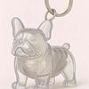 Hair Grooming Dog Hair Storage Box Transparent Puppy Pendants Cartoon Pet Hair Keychain  Backpack