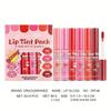 6 Farben Matt Samt Lippen-Tint Set | Langanhaltend, Wasserdicht, Nicht ausblutend, Tragbarer Party-freundlicher Lipgloss