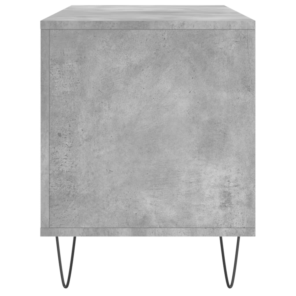 Record Cabinet Concrete Grey 100 x 38 x 48 cm Particleboard