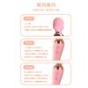 New Handy 10 Modes Easy to Carry "2024 Release" [Juckier] Massager, 2-in-1, Waterproof, Quiet, Switchable, Lightweight, (Pink)