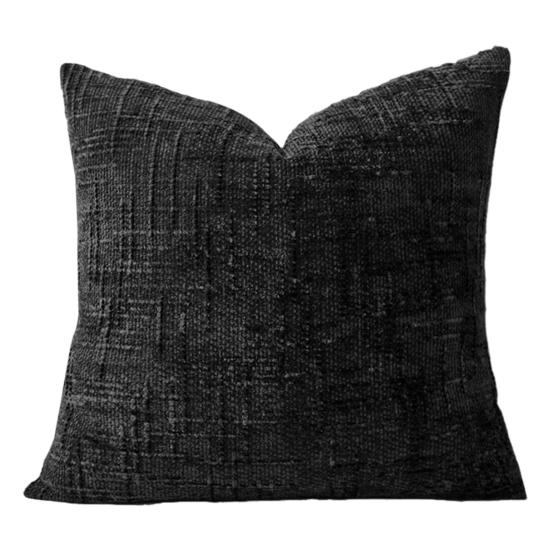 Textured Pillow Cover 18" x 18" Solid Color Throw Pillow Cover Decorative Pillow Case with Hidden Zipper for Couch Sofa Car Travel