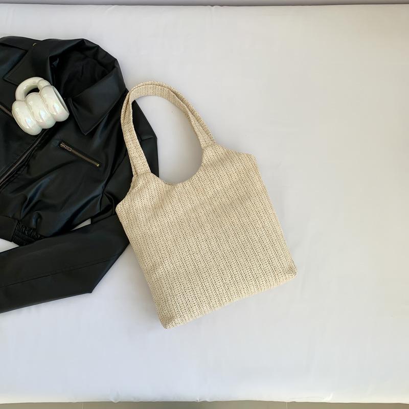 

Весенняя простая женская красивая персонализированная сумка для покупок, корейская ручная сумка на одно плечо в литературном и свежем стиле