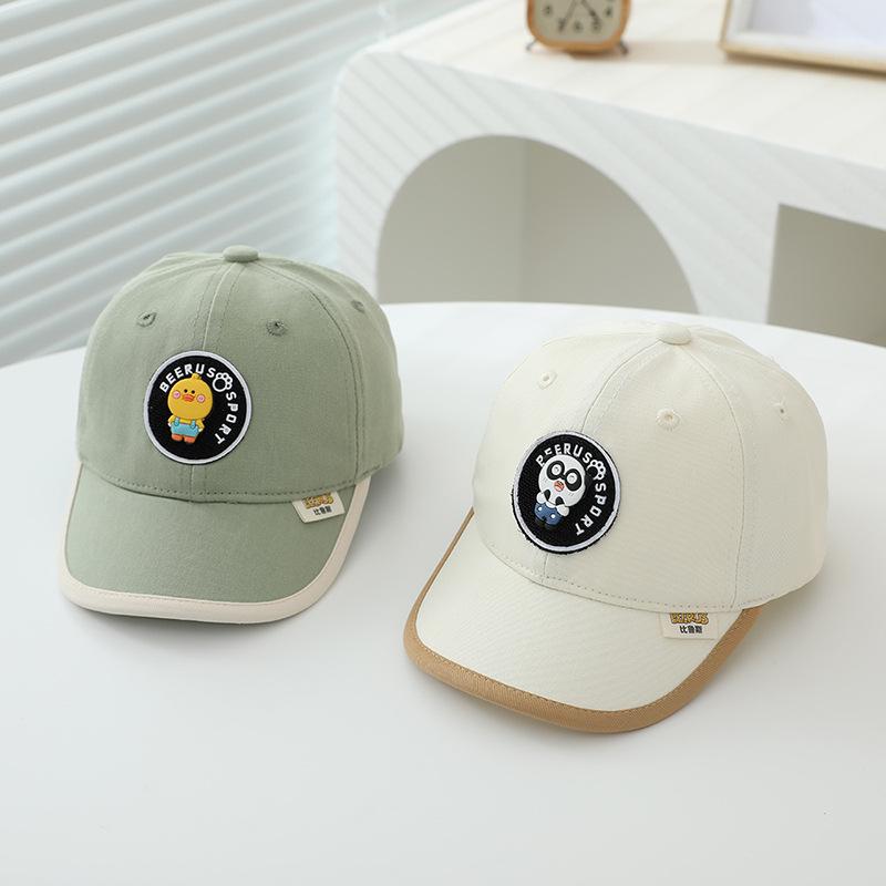 Baby Hat Spring and Autumn Thin Boy Cute Super Cute Baseball Cap Girl Sun Protection Summer Travel Baseball Cap