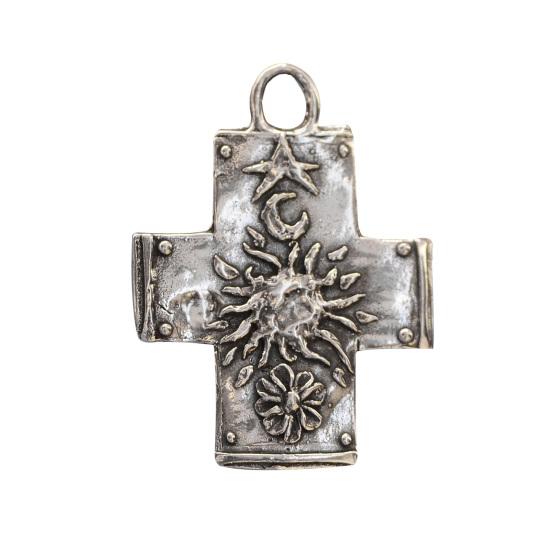 

Sun Moon Star Necklace Pendant Rust-resistant Silver Color Bracelet Charm Jewelry Accessory Daily Wear