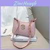 Retro Underarm Women Bag Small Crossbody Pu With Top Zip For Daily Use