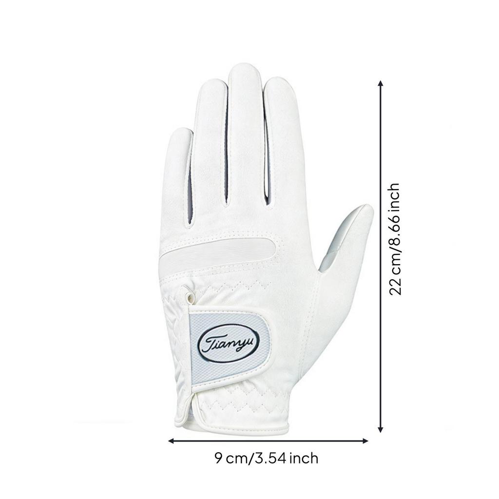 Left-Hand Golf Glove Wear-Resistant Left Hand Sports Gloves Synthetic