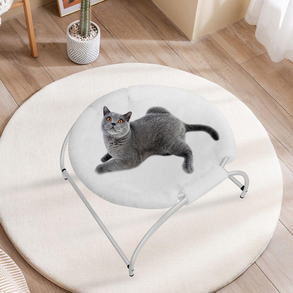 Detachable Elevated Cat Hammock With Stand Pet Sleeping Nest Universal Cat Standing Bed  Winter