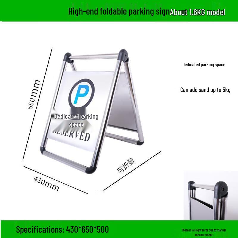 

HANDUNYOU Foldable No Parking Warning Sign