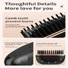 Not Scalding Hair Straightener Brush with 3 Temp Option 30 Second Quick Styling Battery Operated for Daily Use Gift