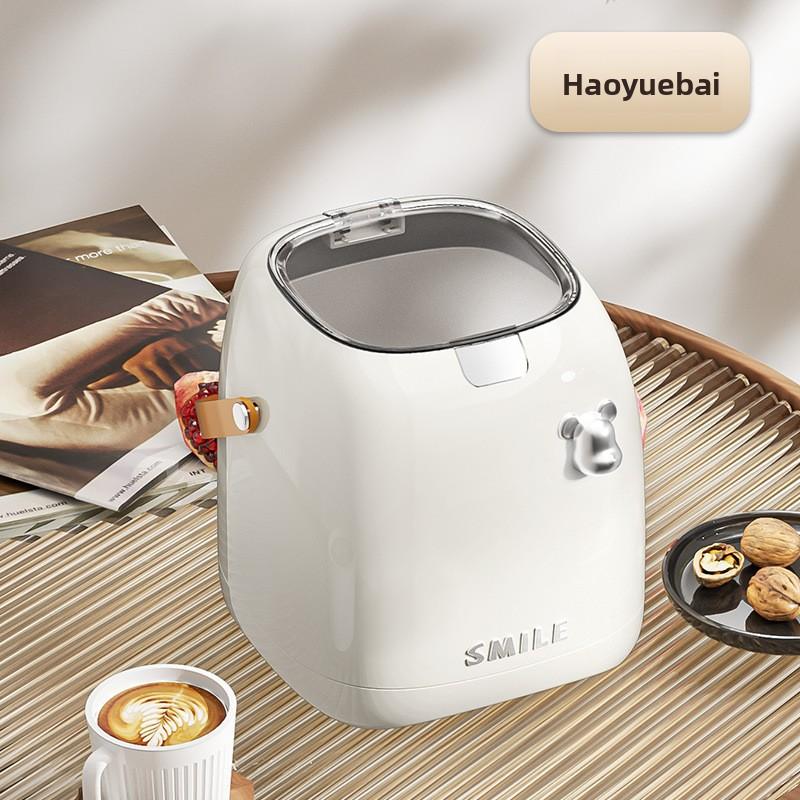 

Настольное мусорное ведро, Ведро для хранения с крышкой, Маленькое герметичное ведро для уборки, Мусорное ведро большой вместимости для общежития The bright moon is white