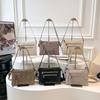 Women's Shoulder Bag Multi-Layer Crossbody Bag Soft Leather Mobile Phone Bag