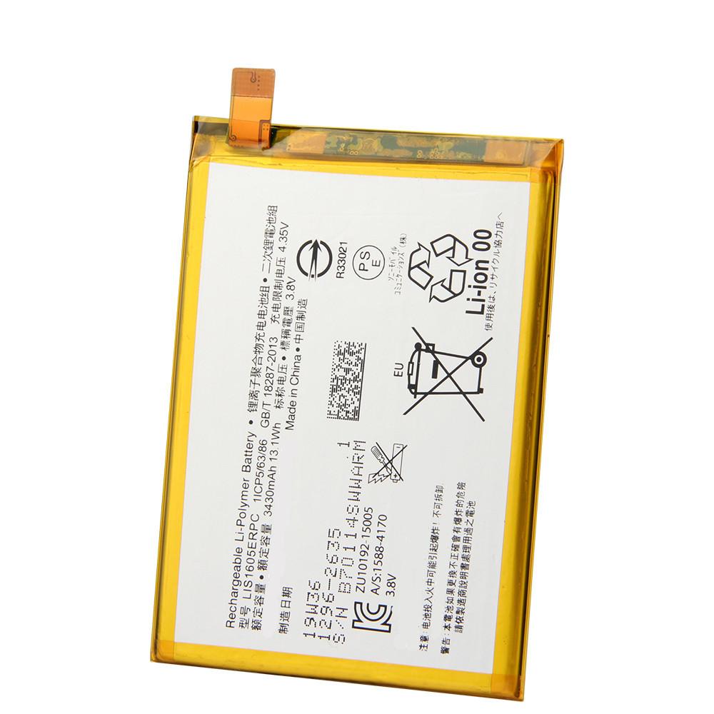 Replacement Phone Battery For SONY Xperia Z5 Premium Z5P Dual E6853 E6883 LIS1605ERPC Battery 3430mAh