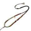 Women's Handmade Hetian Jade Woven Chain Necklace
