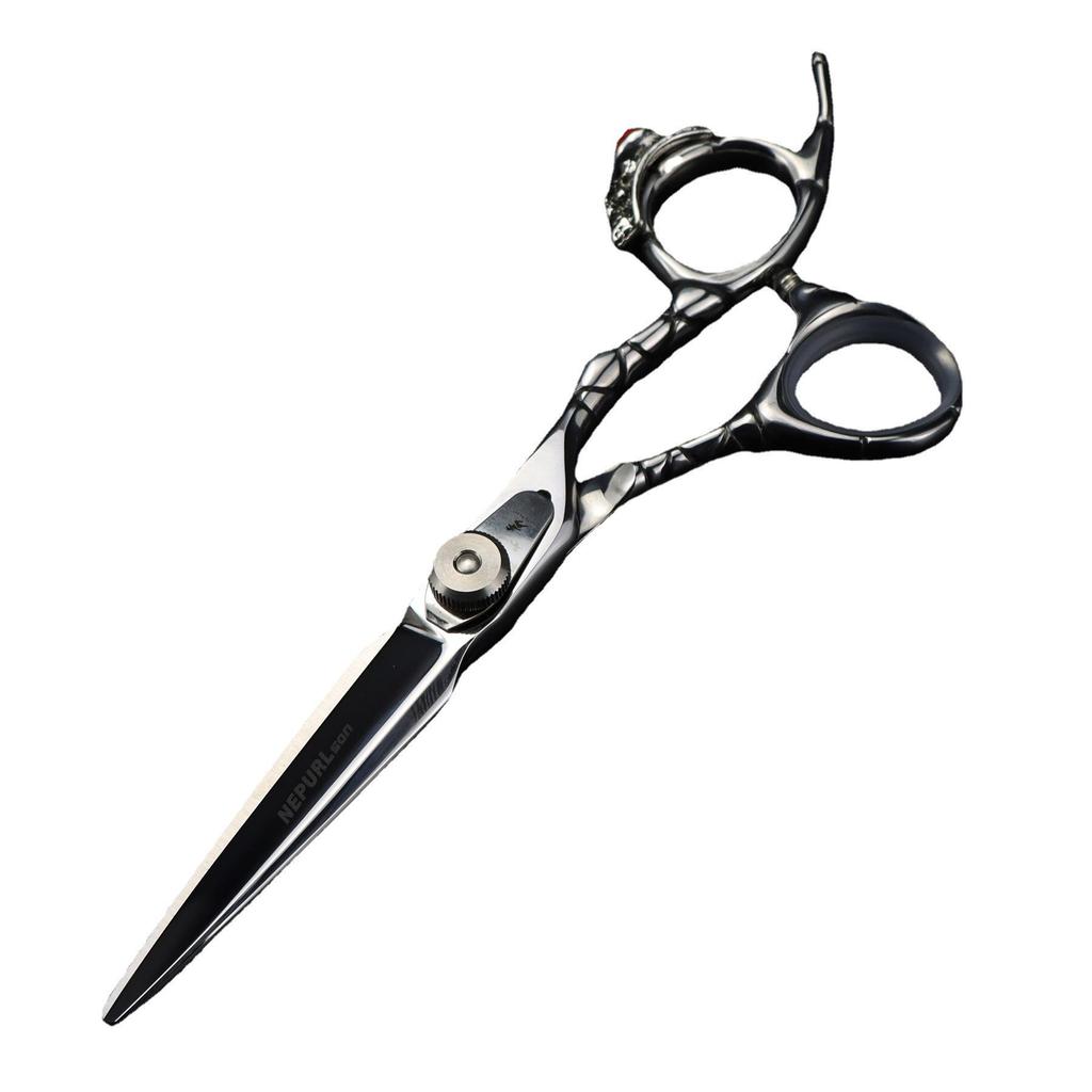6.0-inch Personalized Tail Ring Hairdressing & Barber Scissors Set - Straight & Thinning Shears