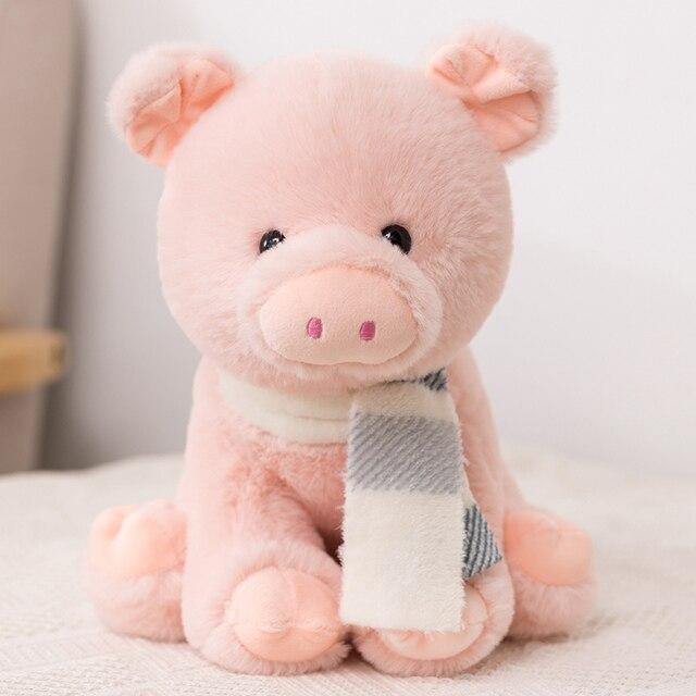 1pc 25 /30 /40cm Lovely Animal Sweet Pig Bear Sheep Dog Plush Toy Soft Cartoon Stuffed Soft Doll For Baby Girls Pillow Gift