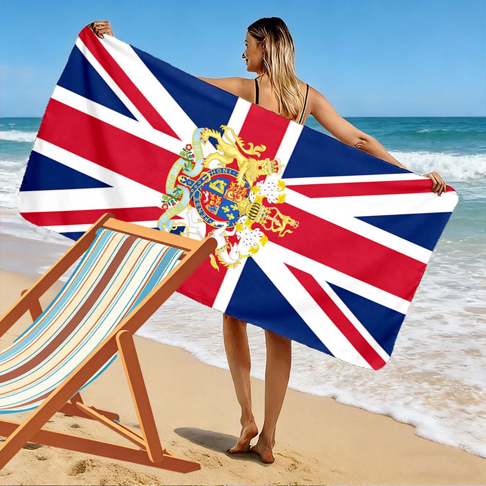 British Royal Emblem Towel A must-have beach towel for beach travel