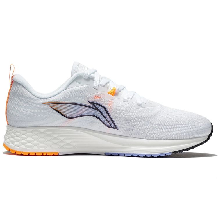 Li-Ning Chitu 4.0 White Neon Soft Orange Men Sneakers Standard-White Black ARMS005-4