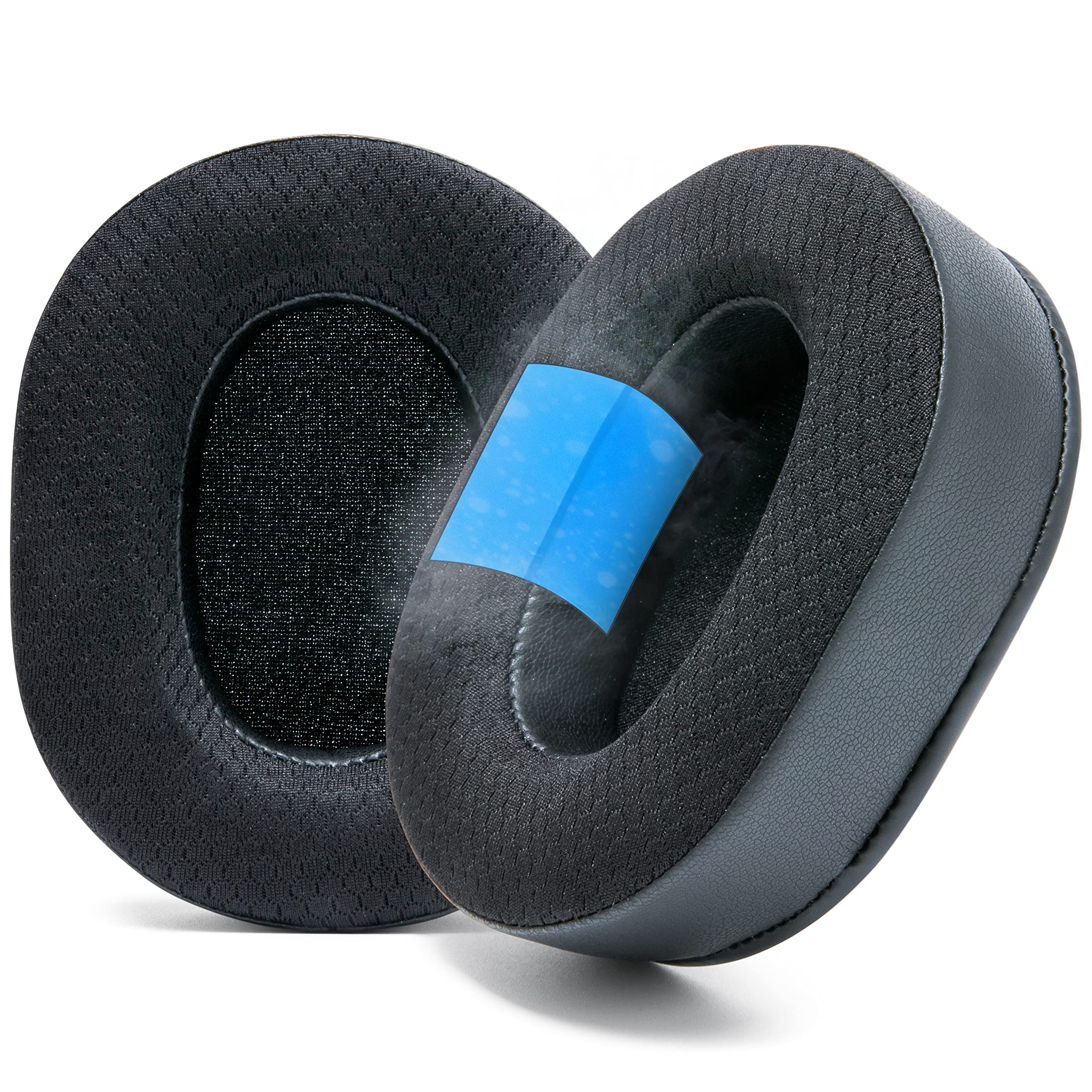 

WC Freeze Blackshark Cooling Gel Ear Pads for Razer Blackshark V2 V2 Pro Fit 2023 by Wicked Cushions Improved Thickness and Sound Isolation Black - чорний