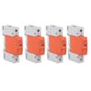 4PCS 1P Protective Device 420V DIN Rail Mounting House Arrester RMU1-C20/40 Lightning Protection Power System