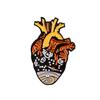Creative Medical Organs Enamel Brooch Brain Lung Heart Chest Uterus Flower Wave Mechanical Heart Metal Badge Lapel Pins Jewelry