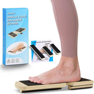 Wooden Single-Leg Balance Trainer: Ballet Board & Ankle Posture Corrector