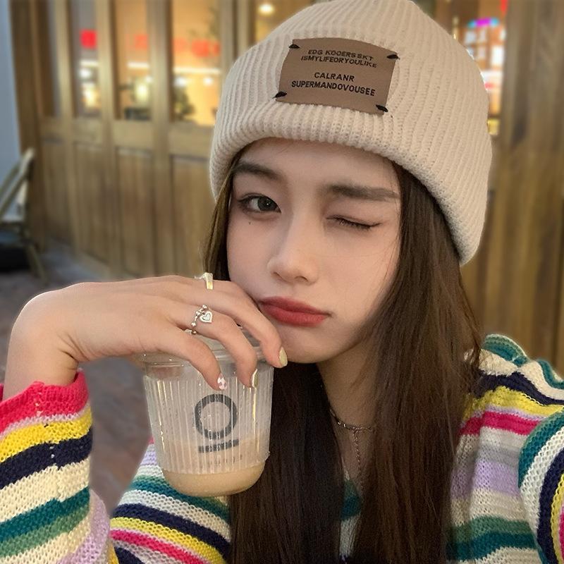 Women Men Beanie Hat Winter Breathable Windproof Warm Cap Couple Casual Knitted Hat For Outdoor