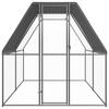 Vidaxl Outdoor Chicken Coop, 2X4X2 M, Galvanized Steel