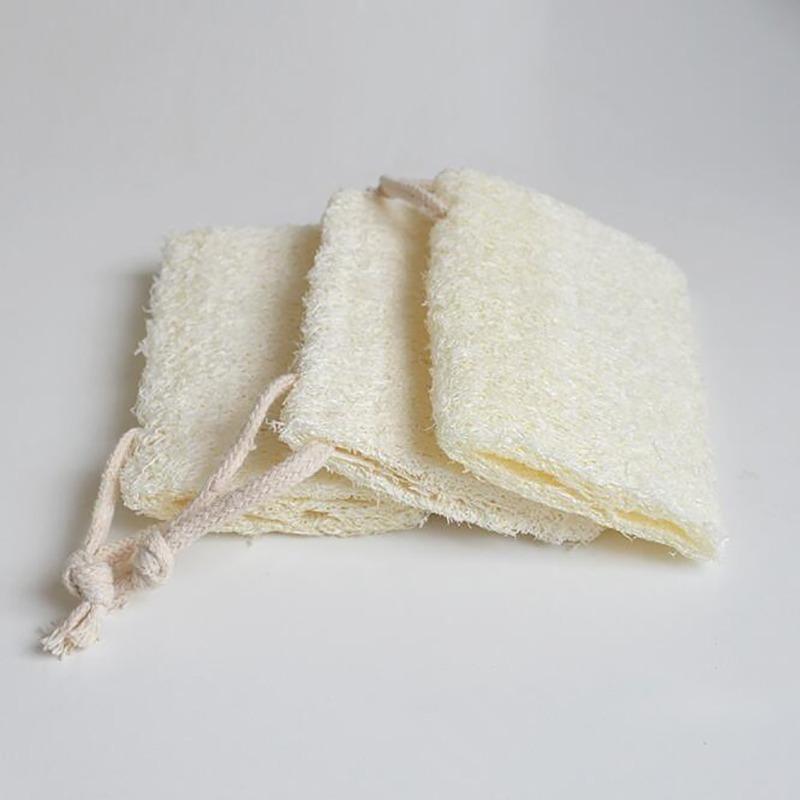 1PC Organic Loofahs Loofah Spa Exfoliating Scrubber Natural Luffa Body Wash Sponge Remove Dead Skin Made Soap NEW