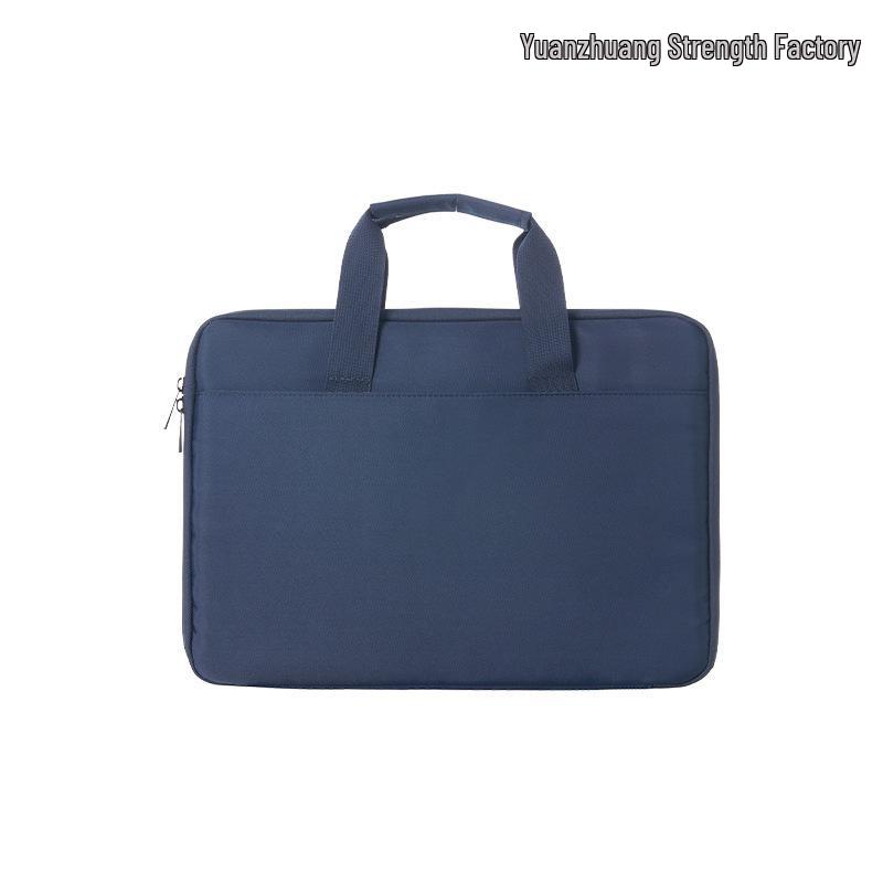 13"–16" Light Grey PU Sheepskin Laptop Bag: Delicate Touch, Splash-Proof, Shockproof.