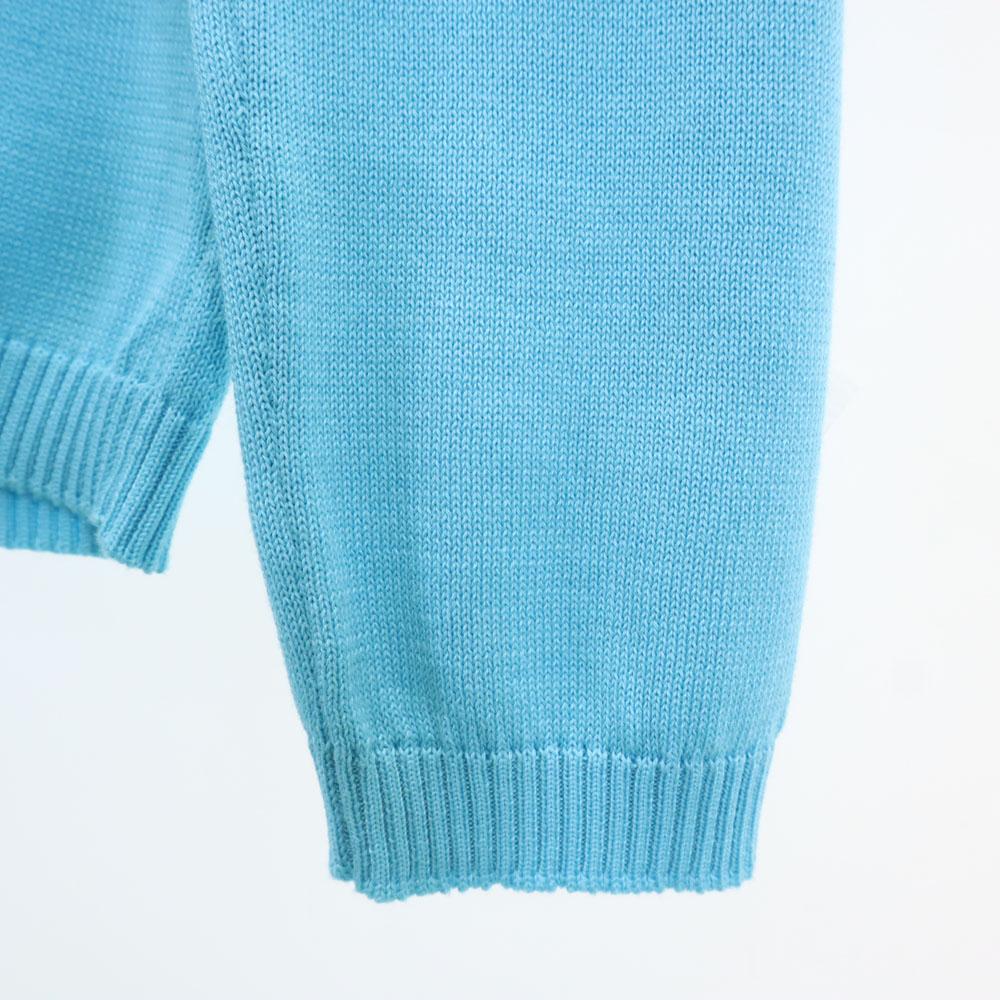 Salvatore Ferragamo Made In Italy Long Sleeve Knit Cardigan XS Light Blue Women Used