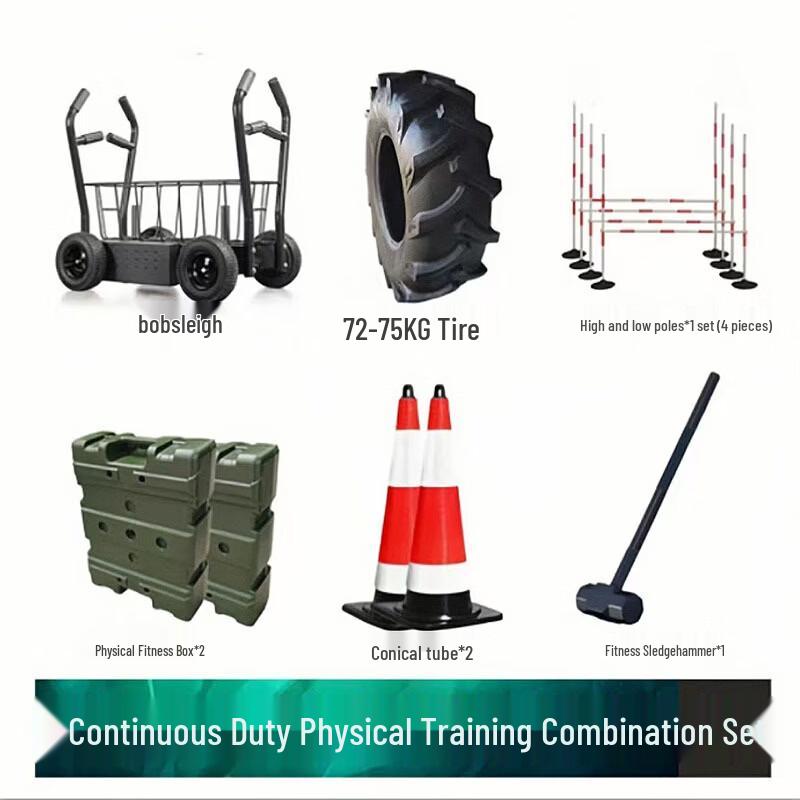 New Outline 400m Combined Obstacle Course Training System