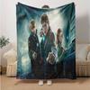 Harry Potter and the Deathly Hallows Part 2 Poster PrintPrint Blanket, Soft Blanket For Sofa Office Bed And Travelling Daughter Birthday Gif
