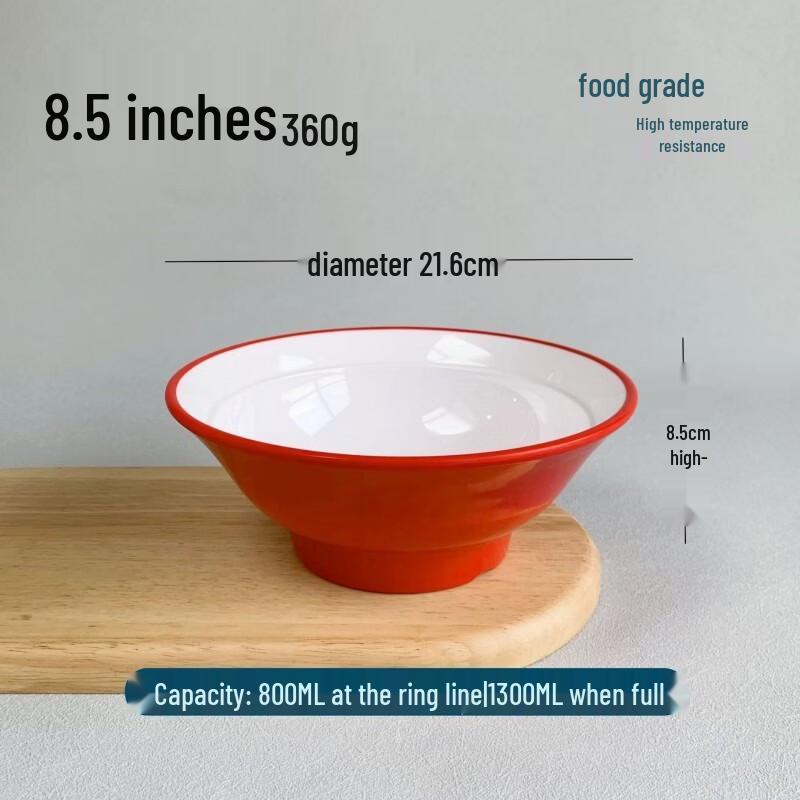 

Commercial Thickened A5 Melamine Ramen Noodle Bowl