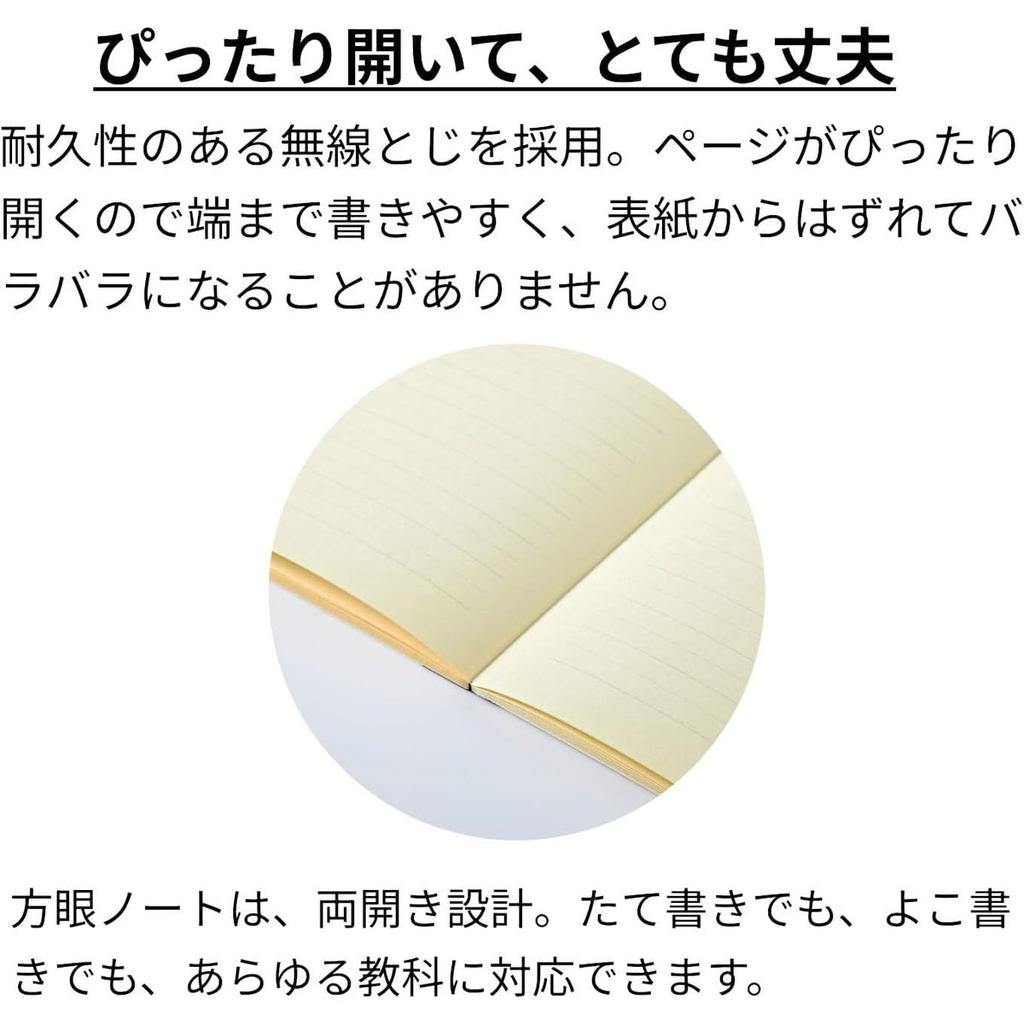Ogurishiko OGUNO Mahora Easy-to-Write Kanji Practice Notebook Semi-B5 32-Grid Mint 3-Pack, Japanese School Writing Book for Kids & Adults
