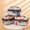 16" Women's Carry-on Makeup & Toiletry Bag with Lock - Large Capacity, Lightweight, Waterproof Organizer.
