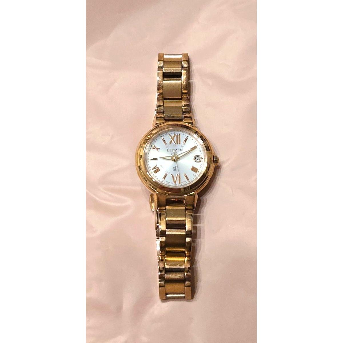 Overview must-read CITIZEN XC Citizen Cross Sea ES9435-51A *Yellow gold ladies watch