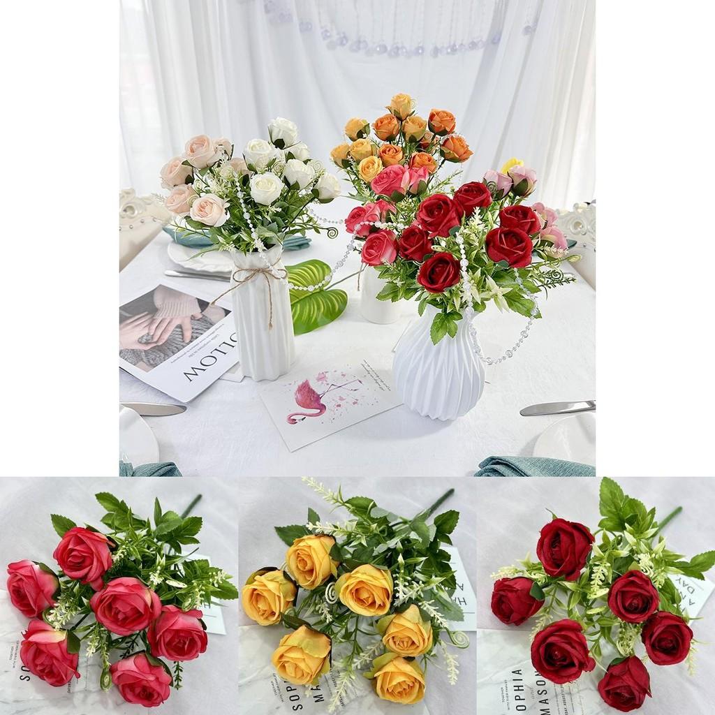 Elegant Rose Artificial Flowers For Wedding Table Decorations And Home Ambiance