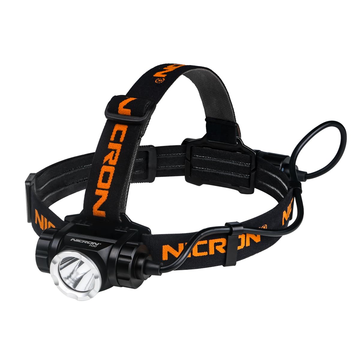 

NICRON 900 5 Brightness Durable 900 5 Brightness Durable Uses CREE LEDs from the High-Brightness Headlight, H30, Lumens, Levels, Rechargeable, чёрный