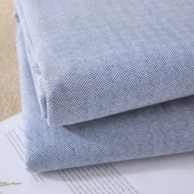 Doppelgröße reine Baumwolle Jacquard Bettlaken - Dick, Atmungsaktiv, Hautfreundlich für Herbst/Winter