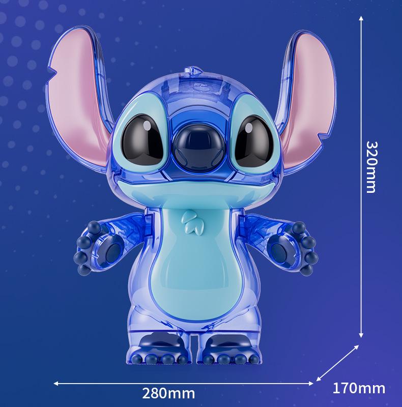 Disney Stitch Prasátko Ozdoba: Novoroční dárek pro děti s velkou dárkovou krabicí pro chlapce a dívky