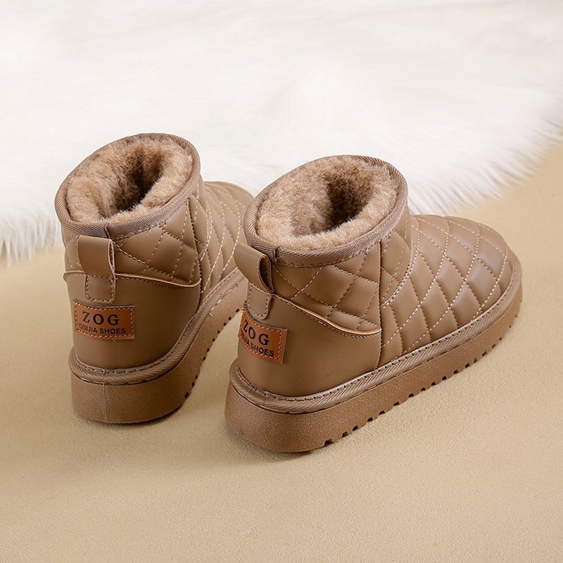 

Женские зимние сапоги, женская зимняя обувь, новые бархатные утепленные теплые хлопковые сапоги, женская обувь, водонепроницаемые и нескользящие короткие сапоги 40