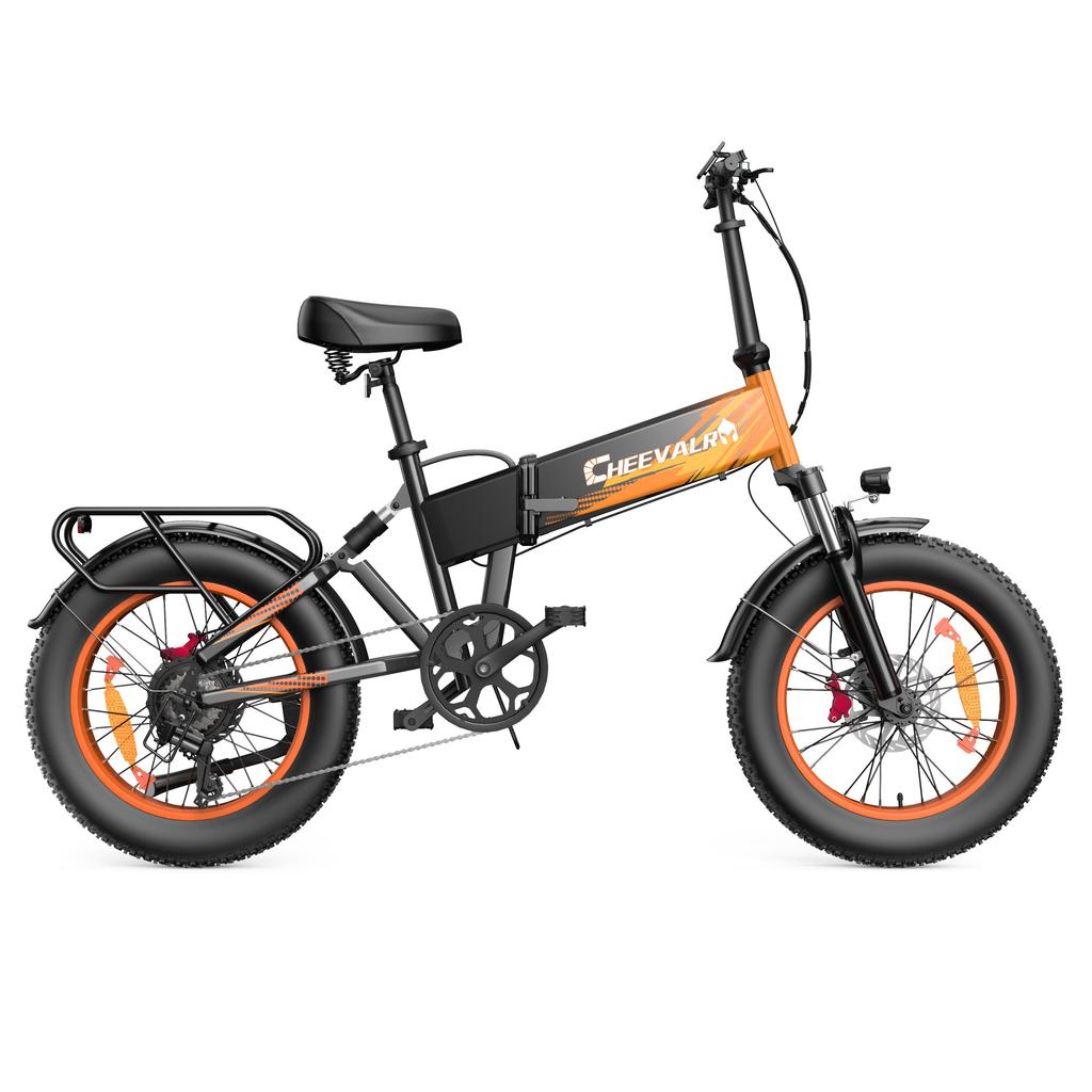 Cheevalry CF1000-1 All-Terrain Electric Bicycle 1000W Motor 48V20Ah Battery 20 Inch Fat Tires 150KG Load Outdoor Riding E-Mountain Bike