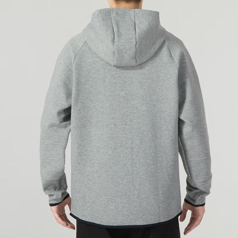 Under Armour Logo Print Solid Color Sports Training Casual Jacket Men Jacket Gray 1379806-011